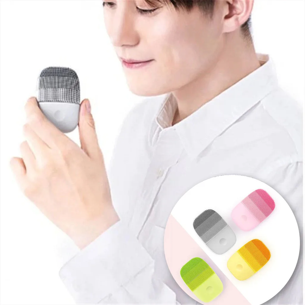 Xiaomi new inFace IPX7 Электрический Глубокий вибратор для лица Очиститель пор Очищающая Глубокая чистка звуковая щетка Массажер для лица#79