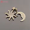 (29582)10 Sets la altura 24MM antiguo bronce de aleación de Zinc de sol Luna estrella de encantos resultados de la joyería de bricolaje accesorios venta al por mayor ► Foto 2/2
