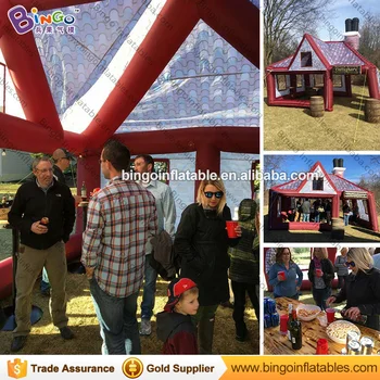 

20feet inflatable irish pub house,outdoor mobile air irish pub house tent toy tent