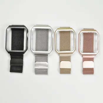 

Suitable for Apple 1/2/3 Generation Milanese Plus Frame Bracelet Strap for Iwatch Stainless Steel Watch Cuffs