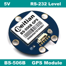 Beitian 1.25mm 6 pinos conector módulo gps 5.0 v RS-232 9600bps nível 4 m flash BS-506B