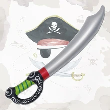 2018новые детские игрушки надувные взорвать Пиратский Меч Cutlass Свадебная вечеринка подарок надувные игрушки для детей