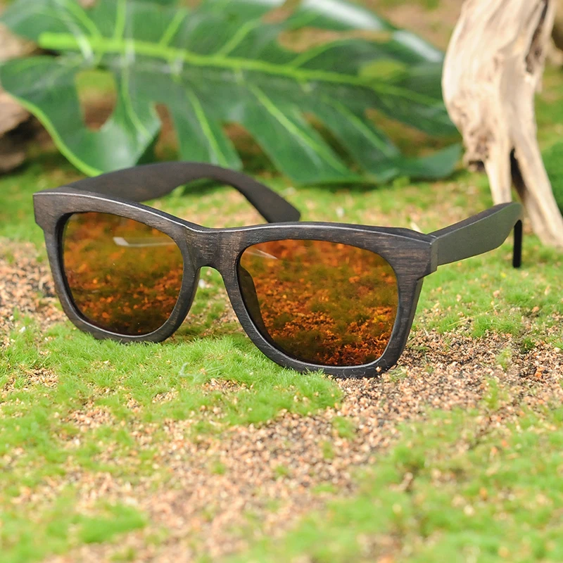 US $23.42 Bobo Bird Ebony Wooden Male Lady Sunglasses Mens Luxury Brand Designer Polarized Sun Glasses Vintage Sunglass Women Eyewear
