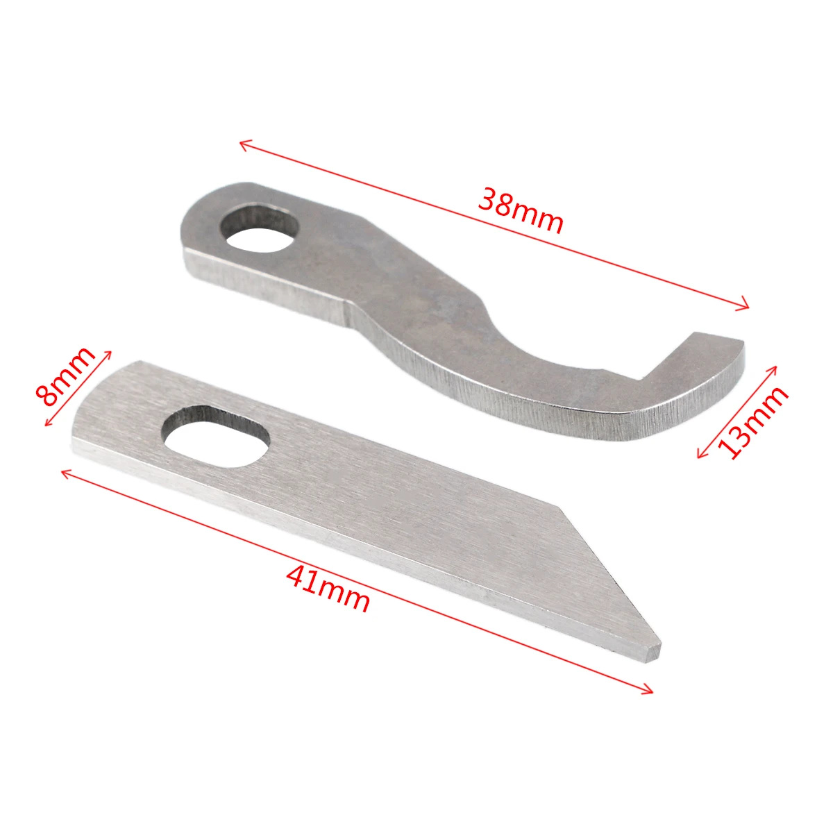 2pcs Overlock Upper&Lower Angle Serger Blade Cutter For Brother 929D 1034D XB0563001 X77683001 Mayitr Sewing Machine Accessories