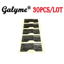 30 шт./партия, новые пластиковые этикетки-наклейки, замена для GameboyGB Advance SP, черная игровая консоль, портативная Крышка для объектива