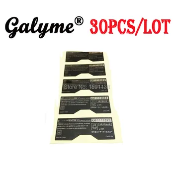 

30PCS/LOT New Plastic Lables Stickers Replacement for GameboyGB Advance SP Black Color Game Console Handheld Lable Cover Lens