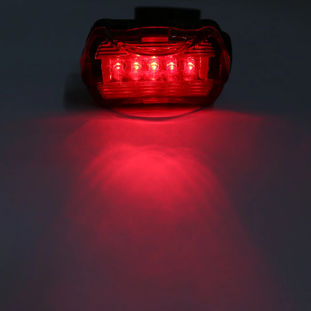1Pcs 5LED Bicycle Cycling Tail Rear Light Bike Red Taillight Lamp Safety Warning Bike Bicycle Accessories
