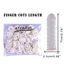 100 шт./упак. перчатки для красоты бровей одноразовый резиновый латексные напальчники инструмент для татуировки практическое наращивание ресниц