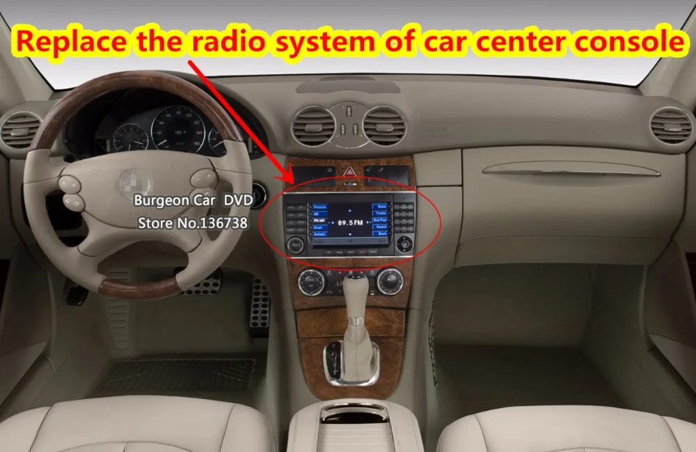 Flash Deal Octa Core 4GB RAM Android 9.0 Car DVD for Mercedes Benz C Class W203 C180 C200 C220 C230 C240 C250 C270 C280 C300 C320 Car DSP 1