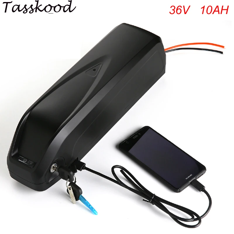 

new style 36v 500w electric bicycle battery 36v 10ah lithium battery with USB charge fit 36v bafang 8fun 500w motor