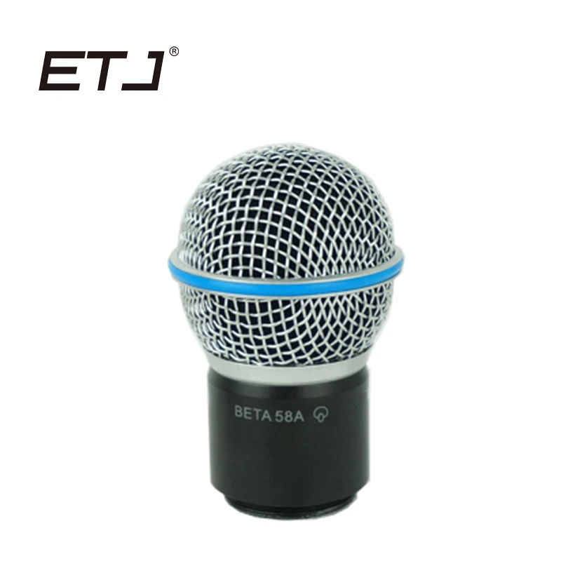 

Free shipping!1PCS Professional Wireless Microphone Handheld MIC Beta58a sm 58 Head Capsule Grill for PGX24 / SLX24