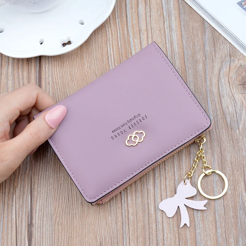 Women's wallet Cute Fashion soft skin Purse Leather Short Zip Wallet Korean Coin Card Holder Leather Card Female Clutch 412 Women's wallet Cute Fashion soft skin Purse Leather Short Zip Wallet Korean Coin Card Holder Leather Card Female Clutch 412