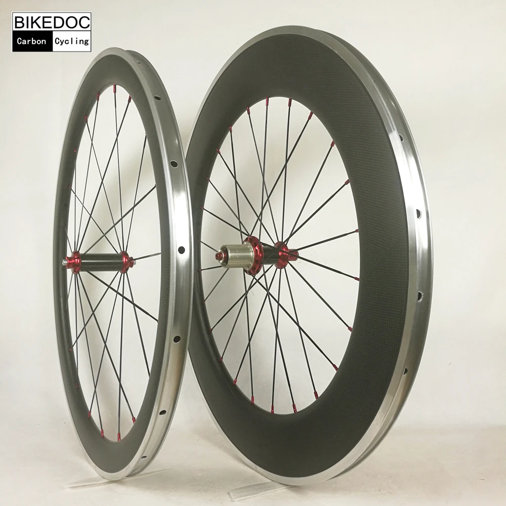 Колеса BIKEDOC из углеродного сплава тормозная поверхность 700c 90 мм/60 мм/38 мм/50 мм