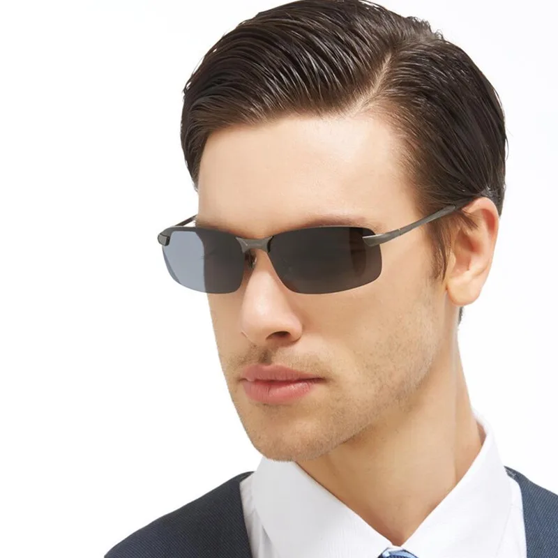 Абсолютно мужской поляризованный фотохромный солнцезащитные очки-хамелеоны ночного вождения езда на велосипеде велосипедные спортивные солнцезащитные очки