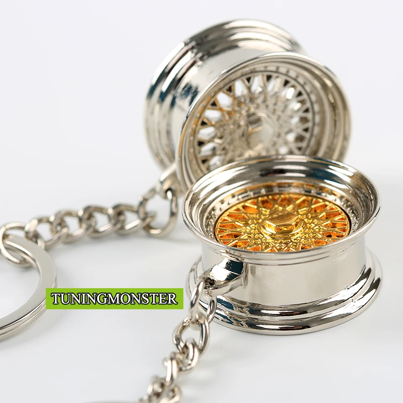 Брелок для ключей мини брелок тюнинга обода колеса из цинкового сплава|key ring|jdm key