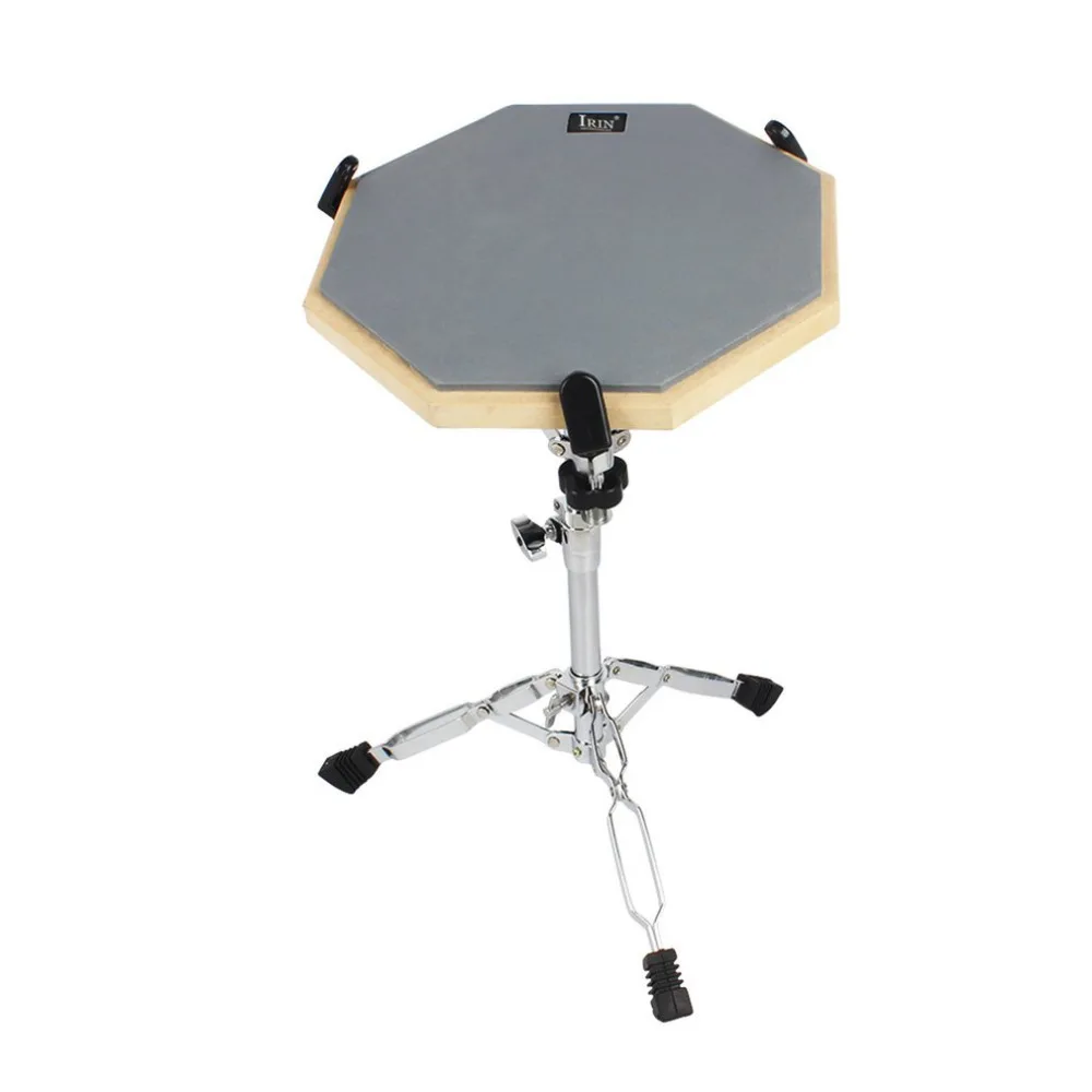 12 inch Soft Rubber Wooden Dumb Drum Practice Training Drum Pad Silent
