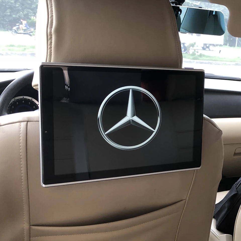 

Android 6.0 Car Headrest Monitor 2PCS 1080 HD With Touch Screen WIFI Bluetooth Rear Seat Entertainment System For Mercedes-Benz
