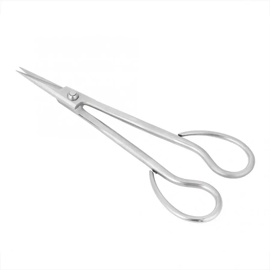 Stainless Steel Bonsai Scissors Bonsai Shear Long Handle Scissors 185mm HG