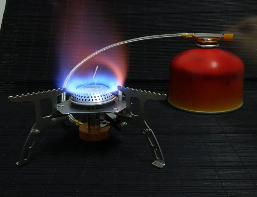 Lixada походная Складная газовая плита набор с адаптером для преобразования газа походная Плита Газовая горелка Wndshieldalcohol плита