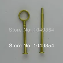 Новое маленькое кольцо для украшения дома 2 слоя подставка для торта цветной матовый-Золотой