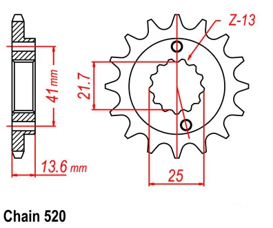 LOPOR 520 15 т мотоциклетная передняя Звездочка для Kawasaki ZX-6R ниндзя 1998-2002 ZX600 ZX-6RR N6F 2003-2006 ZX636 A1P