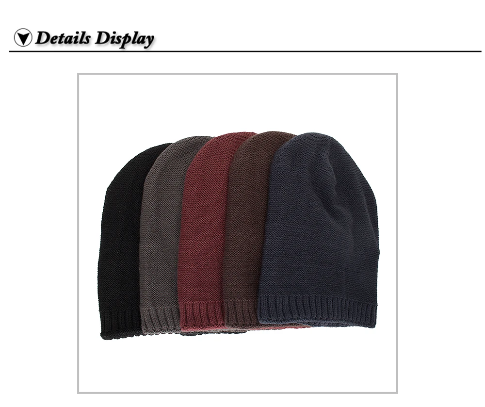 Joymay 2018 двухстороннее ношение зимняя шапка бини беспорядочно цвет унисекс однотонные теплые мягкие череп вязаная шапка шапки оптовая
