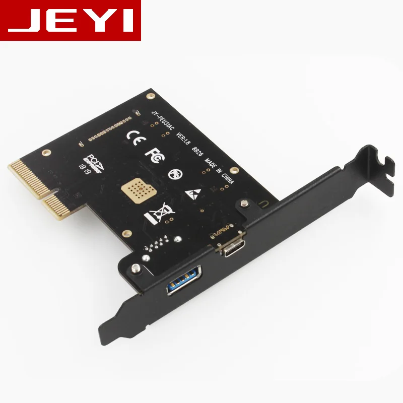 Inicio de expansión JEYI SEAVAST-8 USB3.1 añadir tarjeta PCIE tipo C versión 3,1 tarjeta adaptador a ASM1142 ASMEDIA PCIE USB3.1 GEN2 Inicio de expansión JEYI SEAVAST-8 USB3.1 añadir tarjeta PCIE tipo C versión 3,1 tarjeta adaptador a ASM1142 ASMEDIA PCIE USB3.1 GEN2