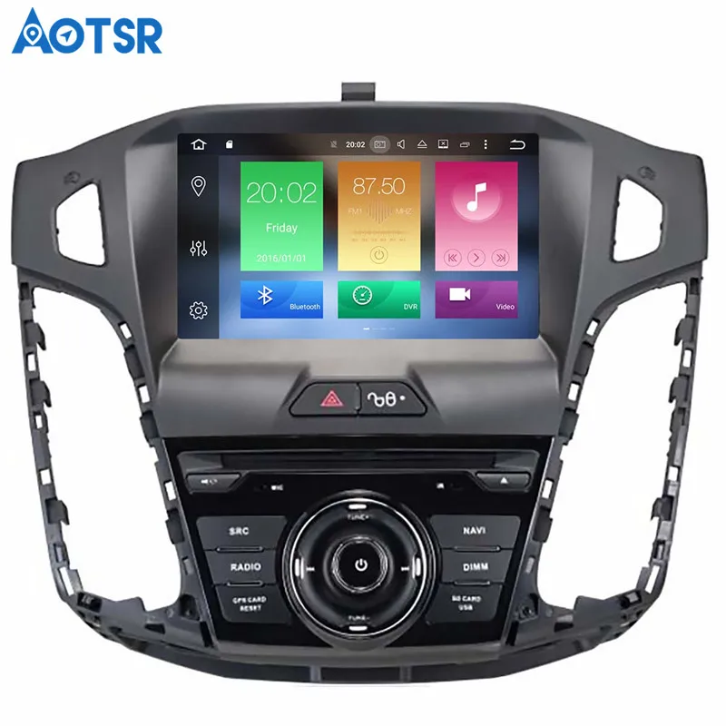 Aotsr Android 8,1 gps автомобильный dvd плеер с навигацией плеер для Ford Focus 2012-2017 мультимедиа 2 din радио бесплатная резервная камера стерео WiFi