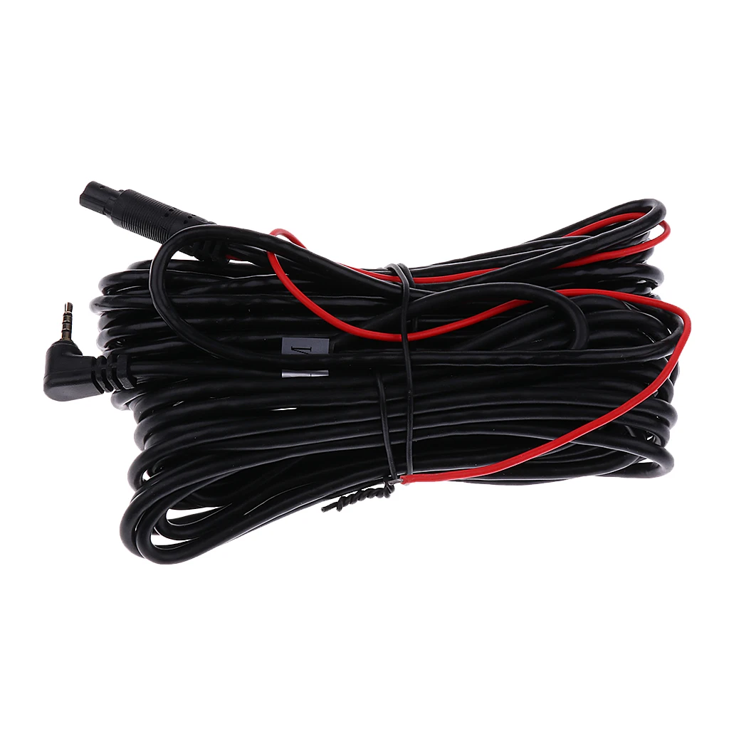 Universal Car Rear View Reverse Camera Recorder 5Pin to 2.5mm Cable with Amplifier Resist Corrosion Provide Durability