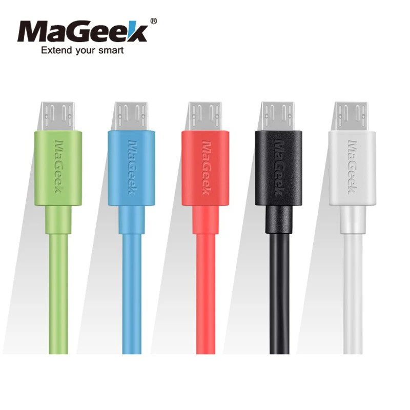 MaGeek المصغّر usb كابل شحن سريع 5V2A 0.3 متر 1 متر 1.8 متر 3 متر الهاتف المحمول كابلات لالروبوت سامسونج غالاكسي S7 LG هواوي Xiaomi