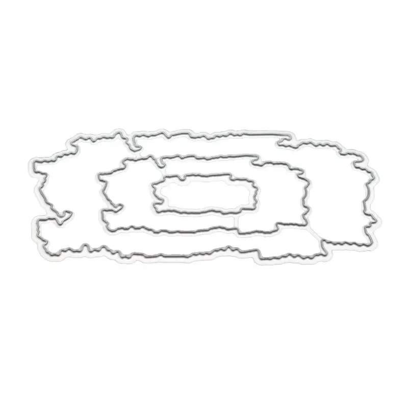 

New Irregular Frame Metal Cutting Dies Stencil DIY Scrapbooking Album Stamp Paper Card Embossing Crafts Decor