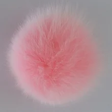 Помпоны из натурального меха енота для шапок, помпоны из натурального пушистого меха для шапок, вязаные шапочки