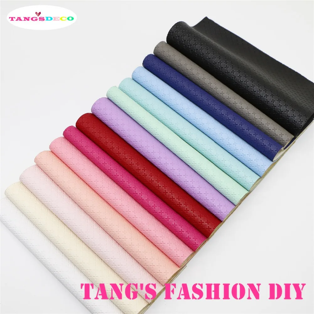 

14PCS---High Quality DIY X-shaped PU leathers/Synthetic leather/DIY fabric 20x22cm per pcs CAN CHOOSE