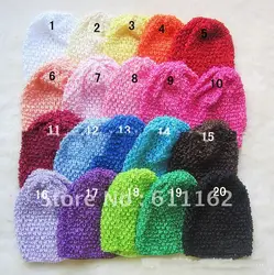 200pcs Child Crochet Waffle Hats Waffle Beanie Hats Crochet Caps Child Beanie Caps Mix Colors rdtvlk