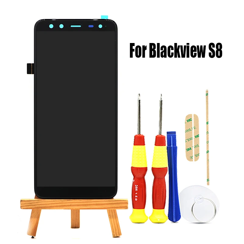 

Original 5.7 inch Touch Screen+1440X720 LCD Display Assembly Replacement For Blackview S8 MT6750T Octa Core