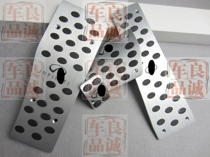 High quality aluminum Car accelerator pedal brake pedals for Infiniti Q50L QX50 QX60 Q70L ESQ JX35