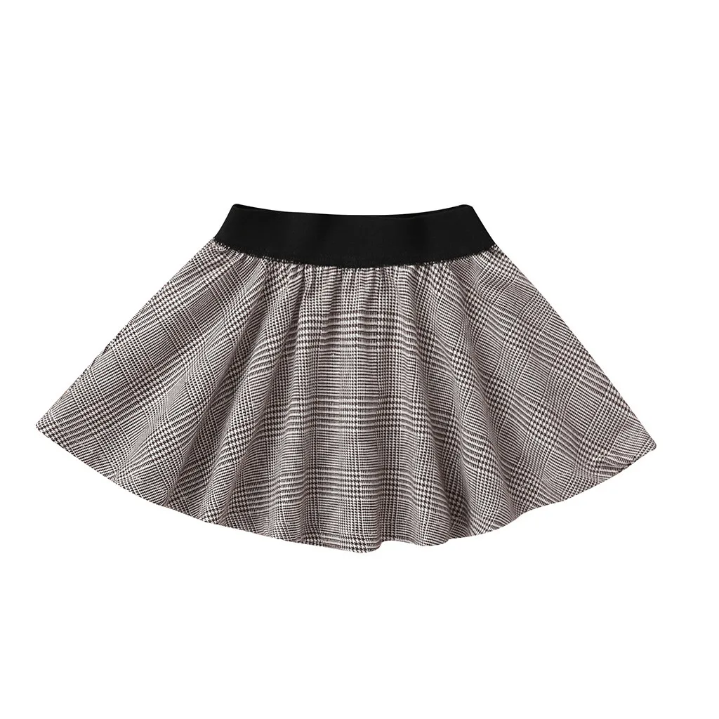 Infant Baby Kids Girls Plaid Ruffle Mini Pettic Skirt Princess Petticoat Clothes girls tutu skirts tule rok meisje meisjes rokje