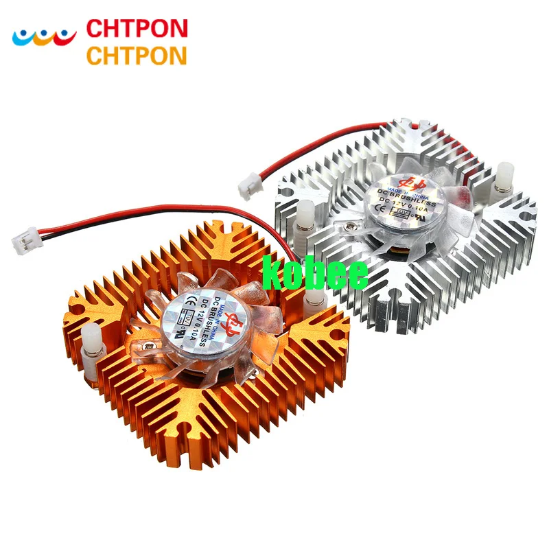 

Aluminum Heatsink with fan for 5W/10W High Power LED light Cooling Cooler DC12V
