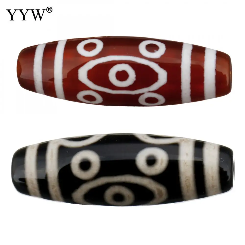 5PCs Ten-Eyed Natural Tibetan Agat Dzi Beads For Making Diy Bracelet Necklace Fashion Jewelry Accessories | Украшения и