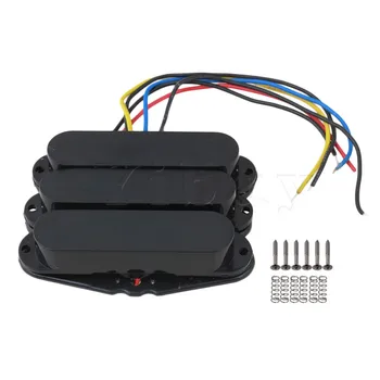 

Yibuy 1 SET OF 3 Sealed COVERED PICKUPS FOR GUITAR BLACK