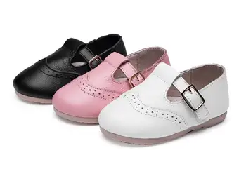 

2020 Genuine leather Newest children girls shoes Casual kids Princess Singel Shoes nonslip fashion baby party shoes moccasins
