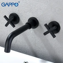 GAPPO basin Faucets wall mounted basin mixer taps faucet bathroom water taps waterfall bath water mixer taps цена GAPPO basin Faucets wall mounted basin mixer taps faucet bathroom water taps waterfall bath water mixer taps цены онлайн