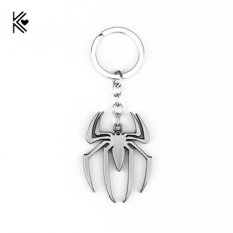 

Marvel Super Hero Spiderman Keychains The Avengers The Amazing Spider-Man Metal Keychain Pendant Chaveiro Charm Keychain