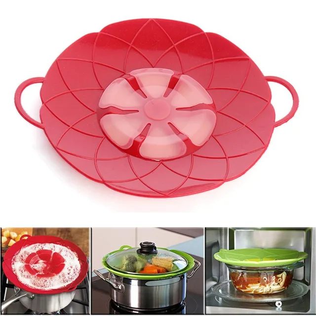 New Arrival Kitchen Gadgets Silicone Lid Spill Stopper Pot Cover New Arrival Kitchen Gadgets Silicone Lid Spill Stopper Pot Cover 28 5cm Diameter Cooking Lids