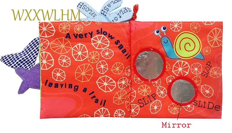 Whale Sea World 3D Cognition Baby Cloth Book Stuffed Plush Baby Toys Baby Cloth book