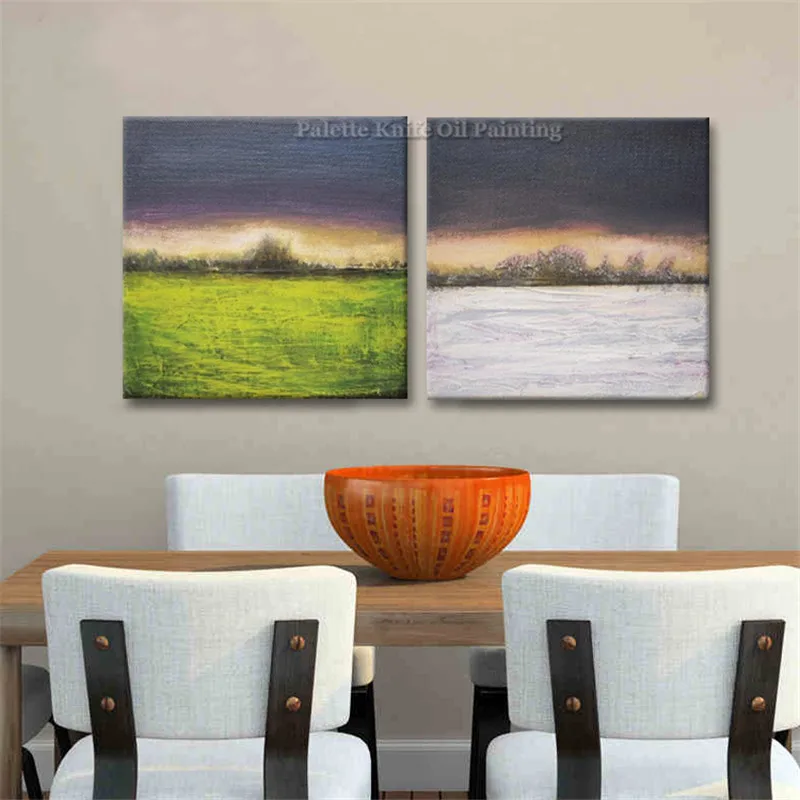 Hand painted canvas oil paintings Cheap sunshine modern abstract oil