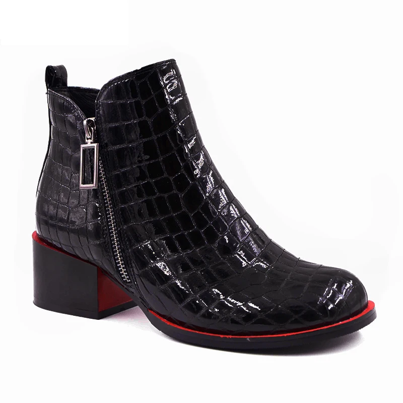 bottines cuir femme originales