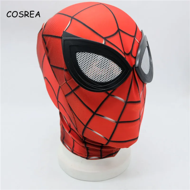 

Iron Spider Man Mask Cosplay Facial Mask Costume Superhero Spiderman Mask Bodysuit Suit Jumpsuit Halloween Party Boys Spider-Man