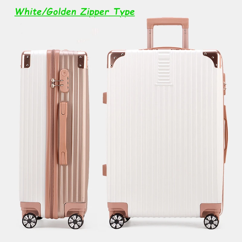 800 white golden zipper type