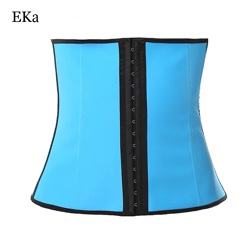 9 Steel Bone waist trainer 100 latex modeling strap corsets steel